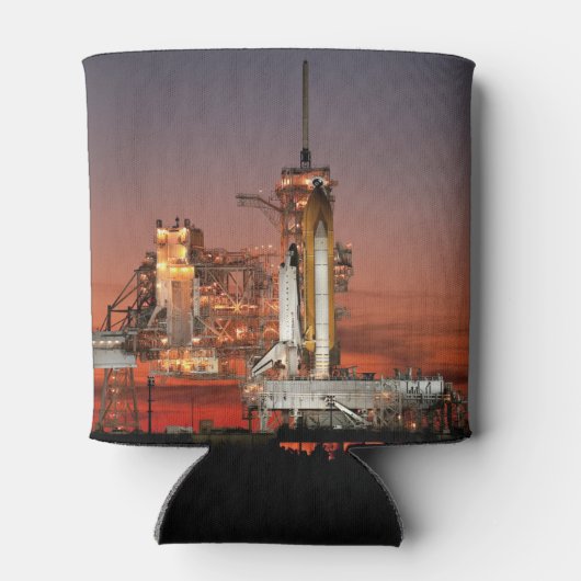 レッドスカイ宇宙シャトルアトランティス打ち上げ 缶クーラー (裏面)