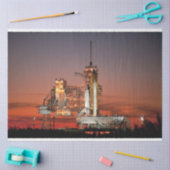 レッドスカイ宇宙シャトルアトランティス打ち上げ 薄葉紙 (クラフト)