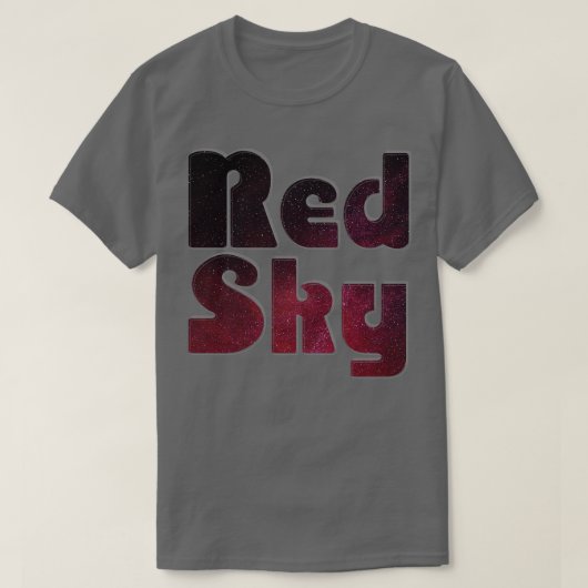 レッドスカイ1 Tシャツ (デザイン正面)