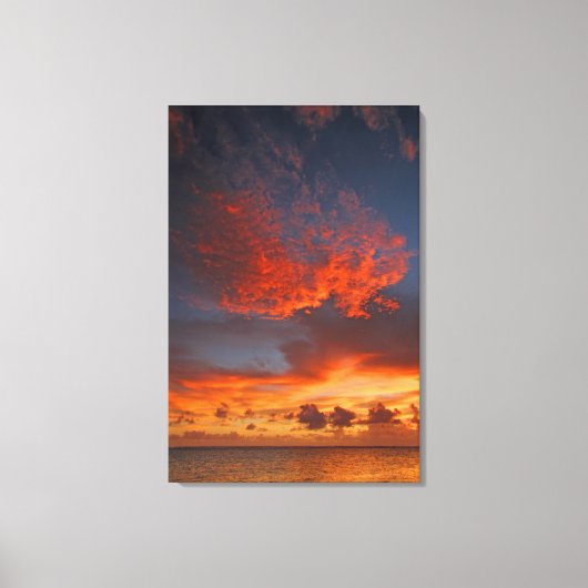 レッドスカイ24x36 キャンバスプリント (正面)