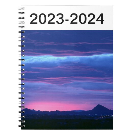 レッドスカイ – プランナー ノートブック (正面)