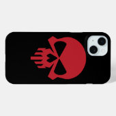 レッドスカル Case-Mate iPhoneケース (裏面 (横))