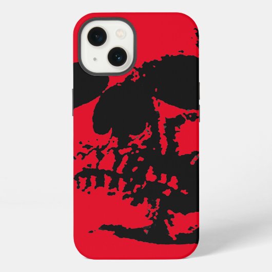 レッドスカル iPhoneケース (裏面)