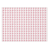 レッドスカンジナビアフォークアートノルディッククリスマスツリー テーブルクロス (正面(横))