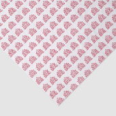 レッドスカンジナビアフォークアートノルディッククリスマスツリー 薄葉紙 (詳細)