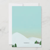 レッドスキー招待状 招待状 (裏面)