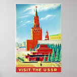 レッドスクエアのロシアのヴィナージュ旅行ポスター ポスター<br><div class="desc">USSRへの観光を促進する1930年代のアールデコポスターの複製プリント。デジタル改装してオリジナルの色を引き出し、さらに良く、可能な限り多くの欠陥を修正。</div>