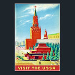 レッドスクエアのロシアのヴィナージュ旅行ポスター ポスター<br><div class="desc">USSRへの観光を促進する1930年代のアールデコポスターの複製プリント。デジタル改装してオリジナルの色を引き出し、さらに良く、可能な限り多くの欠陥を修正。</div>