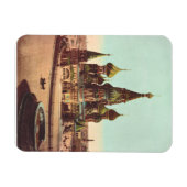 レッドスクエアモスクワ聖バジル教会 マグネット (横)