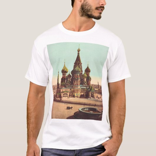 レッドスクエアモスクワ聖バジル教会 Tシャツ (正面)