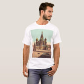 レッドスクエアモスクワ聖バジル教会 Tシャツ (正面フル)