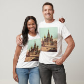 レッドスクエアモスクワ聖バジル教会 Tシャツ (ユニセックス)