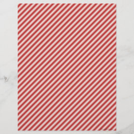 レッドスクラストライプのップブック紙