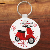レッドスクーター キーホルダー (正面)