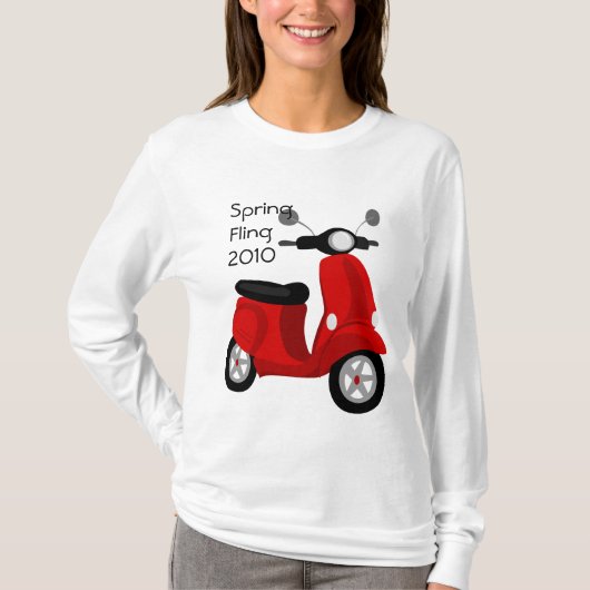 レッドスクーター Tシャツ (正面)