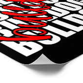 レッドスクールスポーツファンチームスピリット ポスター (角)