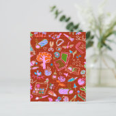 レッドスクールテーマのスクラップブックの背景紙 (スタンド正面)