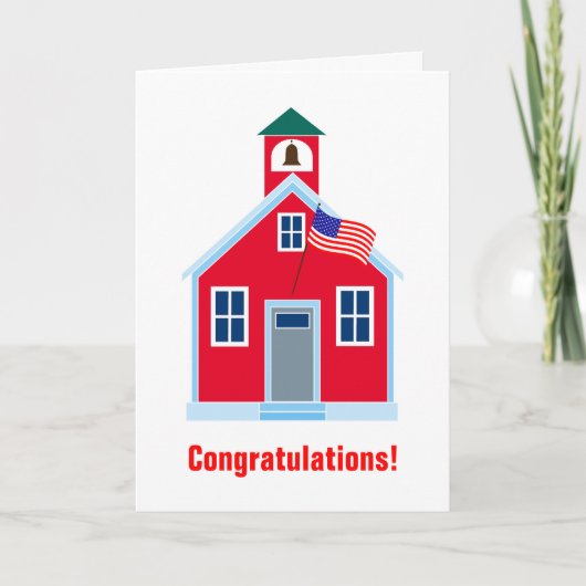 レッドスクールハウス カード (正面)