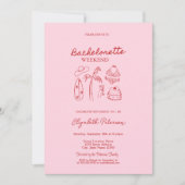 レッドスケッチビキニス&マルチニス 招待状 (正面)