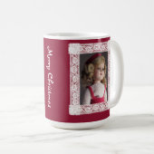 レッドスケーター人形クリスマスマグカップ コーヒーマグカップ (正面右)