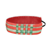 レッドスコットタータンチェック非ヘッドバスリップまたは滑ることンド アスレチックヘッドバンド (右)