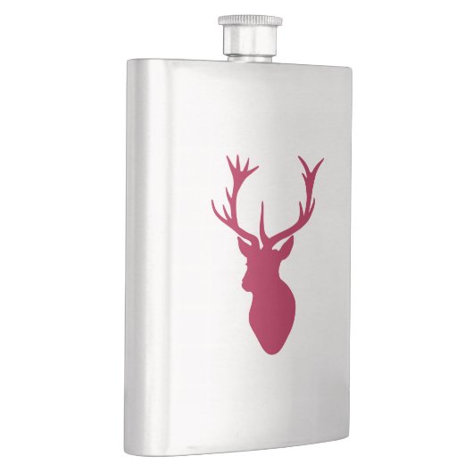 レッドスタグヘッドクリスマスまたはスタグパーティー フラスク (右)
