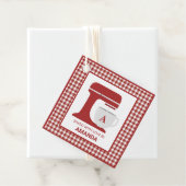 レッドスタンドミキサーベーキング |モノグラム |メッセージカード フェイバータグ (インサイチュ)