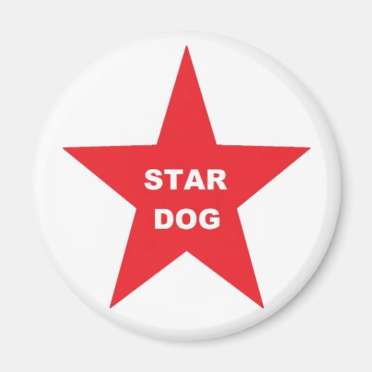 レッドスターのマグネット星犬 マグネット (正面)