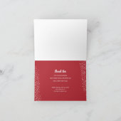 レッドスターオーナメントビジネスサンキューフォールディング シーズンカード (内部)