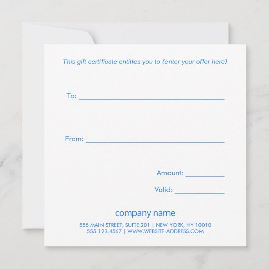 レッドスターズのクリスマスプレゼント証明書 (裏面)