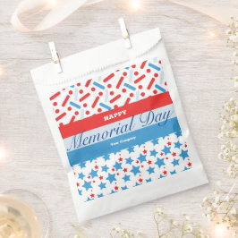 レッドスターズスプリンクルメモリアルデーイベントパーティー フェイバーバッグ