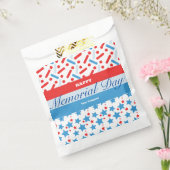 レッドスターズスプリンクルメモリアルデーイベントパーティー フェイバーバッグ (封をした状態)