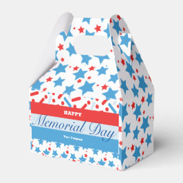 レッドスターズスプリンクルメモリアルデーイベントパーティー フェイバーボックス