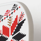 レッドスターズダイヤモンドクロスステッチ名&イニシャル ピックルボールラケット (左詳細)