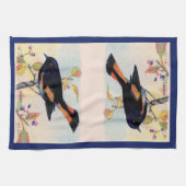 レッドスタートのバードキッチンタオル キッチンタオル (横)