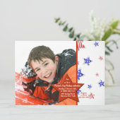 レッドスターフォト招待状 招待状 (スタンド正面)