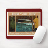 レッドスターライン～アントワーペンニューヨーク マウスパッド (マウス)