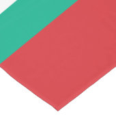 レッドスター付きクリスマスツリー ショートテーブルランナー (コーナー)