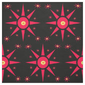 レッドスター抽象芸術織物 ファブリック (見本)