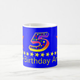 レッドスター第5誕生日マグ コーヒーマグカップ