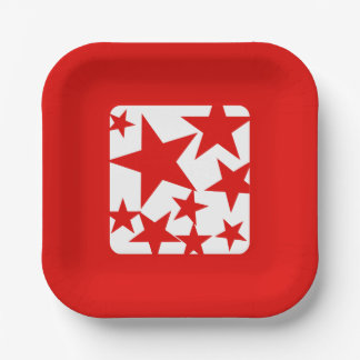 レッドスター紙プレート ペーパープレート