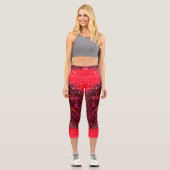 レッドスター走リーナイトのレギンスズブルキャプリ カプリレギンス (正面)