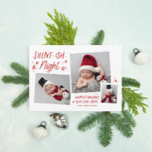 レッドスター静かズイッシュナイト3フォトコラージュベビー