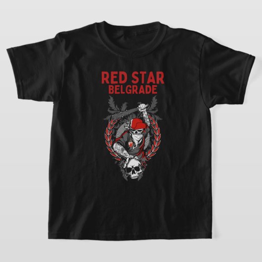 レッドスター・ツルヴェナ・ズヴェズダ Tシャツ (レイダウン)