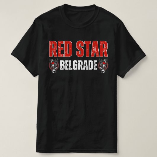 レッドスター・ベオグラード サポーター Tシャツ (デザイン正面)