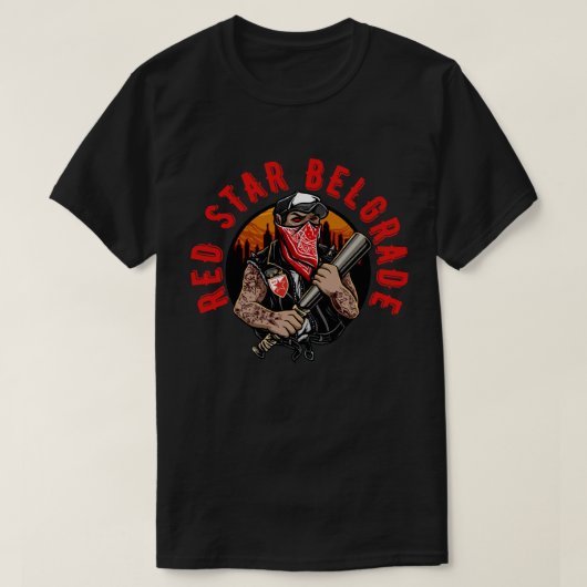 レッドスター・ベオグラード Tシャツ (デザイン正面)