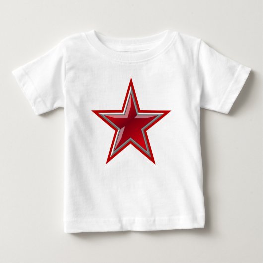 レッドスター ベビーTシャツ (正面)