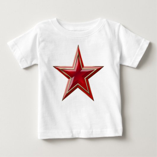 レッドスター ベビーTシャツ (正面)