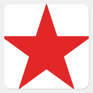 レッドスター★共産社会主義ソ連星 スクエアシール