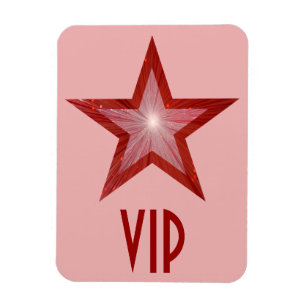 レッドスター'VIP'の柔軟なマグネットピンク マグネット
